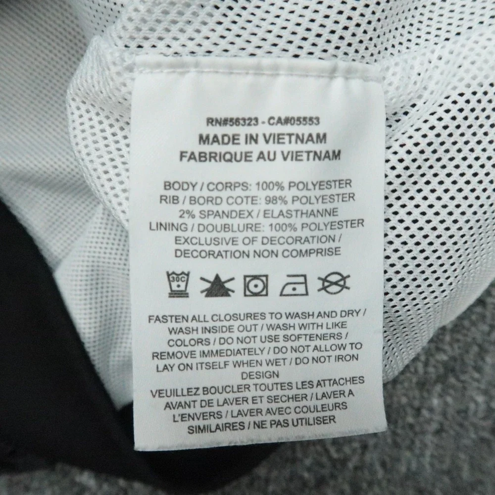 Nike Jacket Mens Small Black White Windrunner Hooded Full Zip Pockets Colorblock